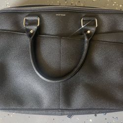Cole Haan Black Laptop Sleek Tote Bag With Strap New Without Tags