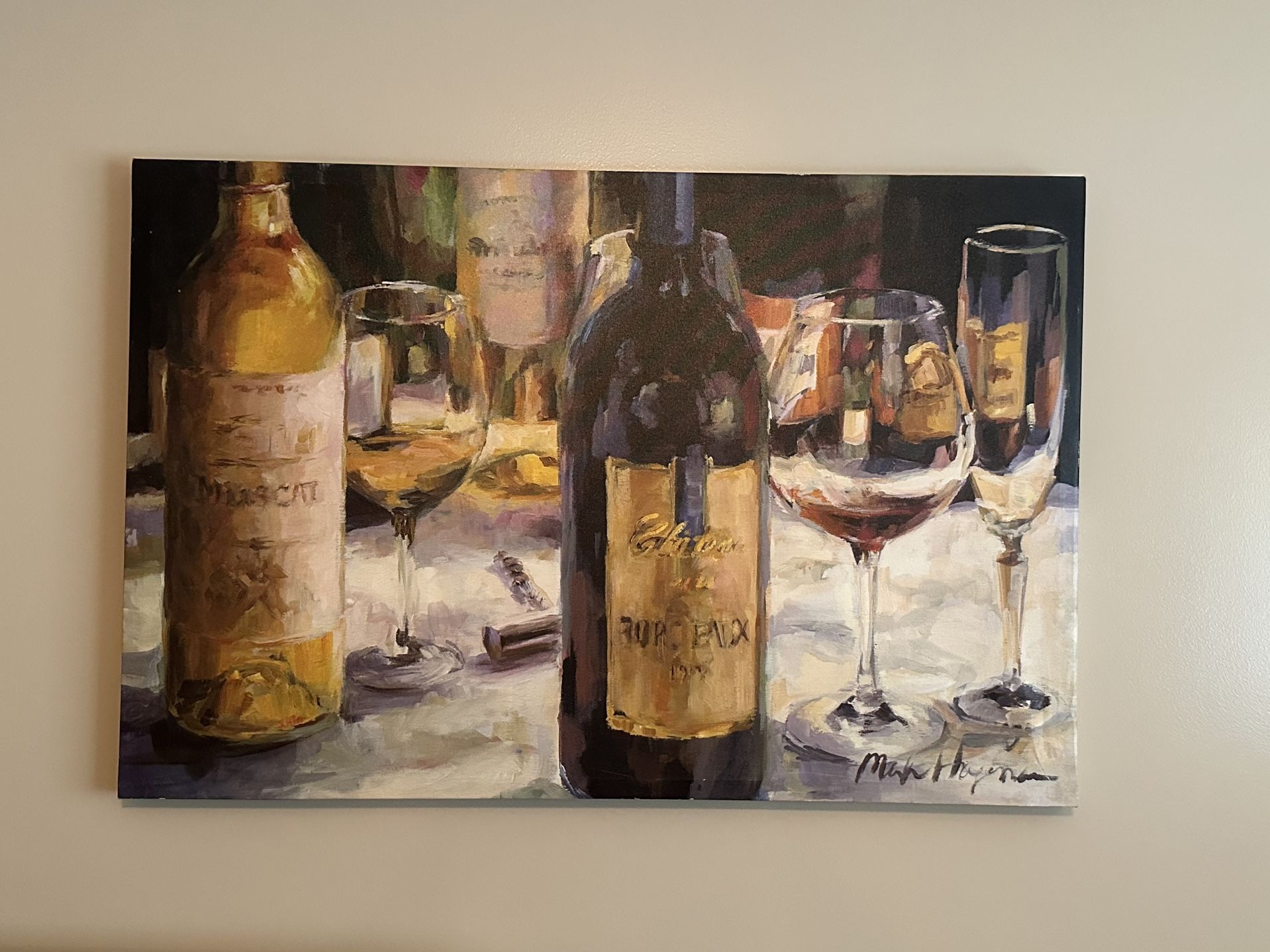 Wine Canvas Photo