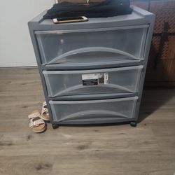Plastic 3 Drawer