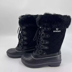 👢 Merence Women’s Black Water-Resistant Winter Boots Size 7 – $40 (OBO)👢