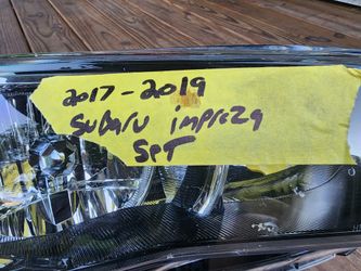2017-19 Subaru Impreza Headlights