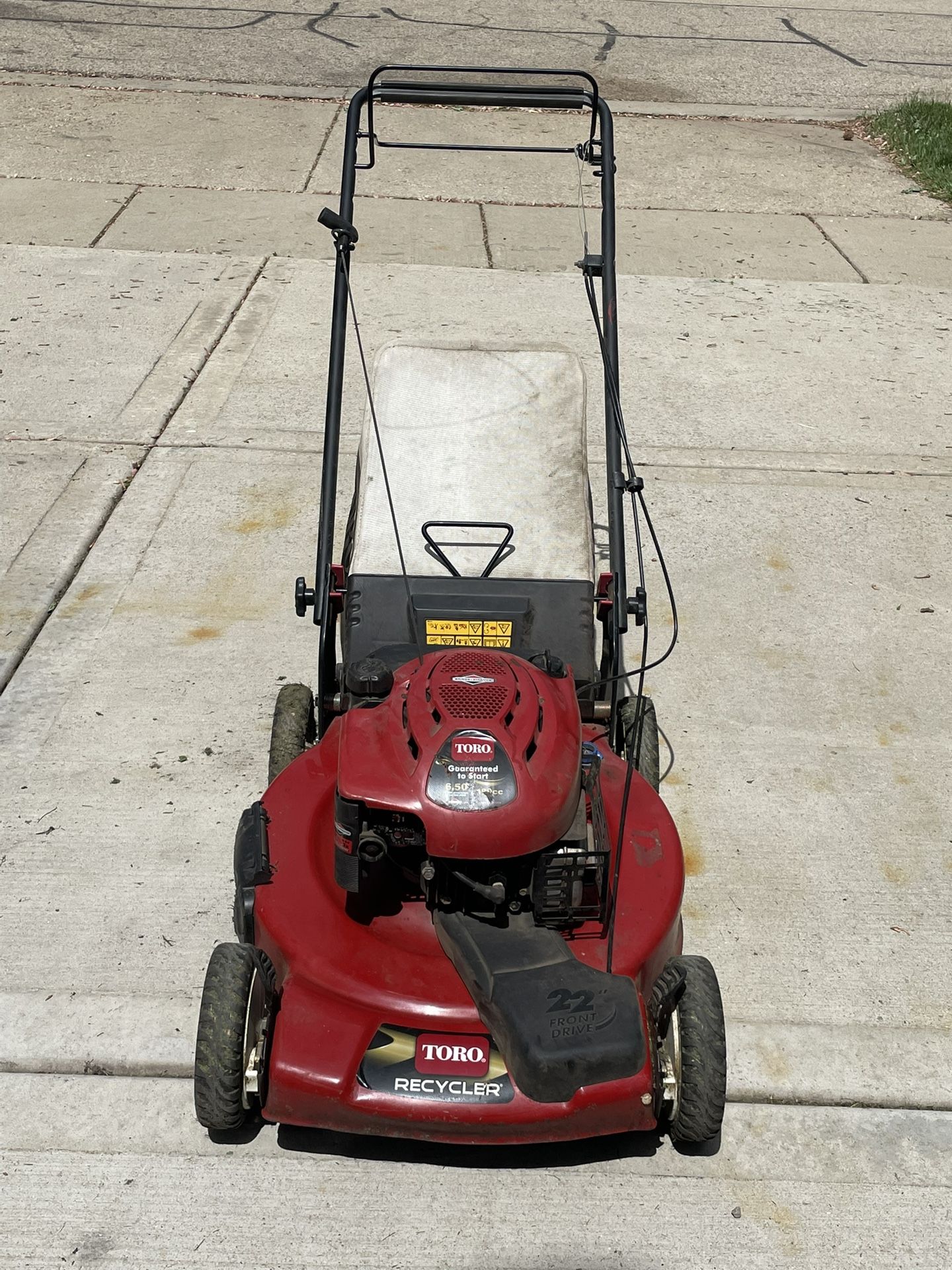 Toro Recycle Self Propelled Lawn Mower