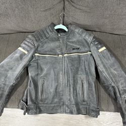 Bilt Leather Riding Jacket Mens