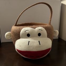 Sock Monkey Basket