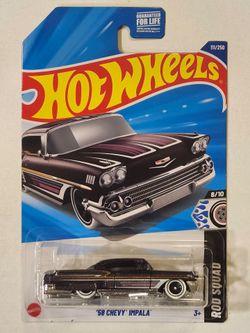 HOT WHEELS. ROD SQUAD. 1958 CHEVY IMPALA