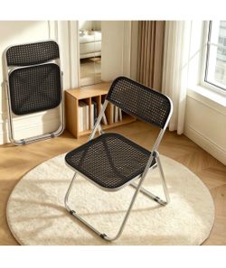 4 folding plastic chairs