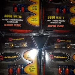 Amplifier Wires Kits 4 Gauge $50 0 Gauge Wire $60