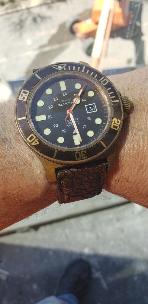 Glycine Bronze Dive 48mm Combat Sub GL0243