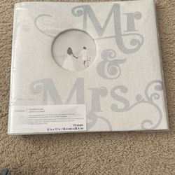 Mr. & Mrs. Scrapbook Album