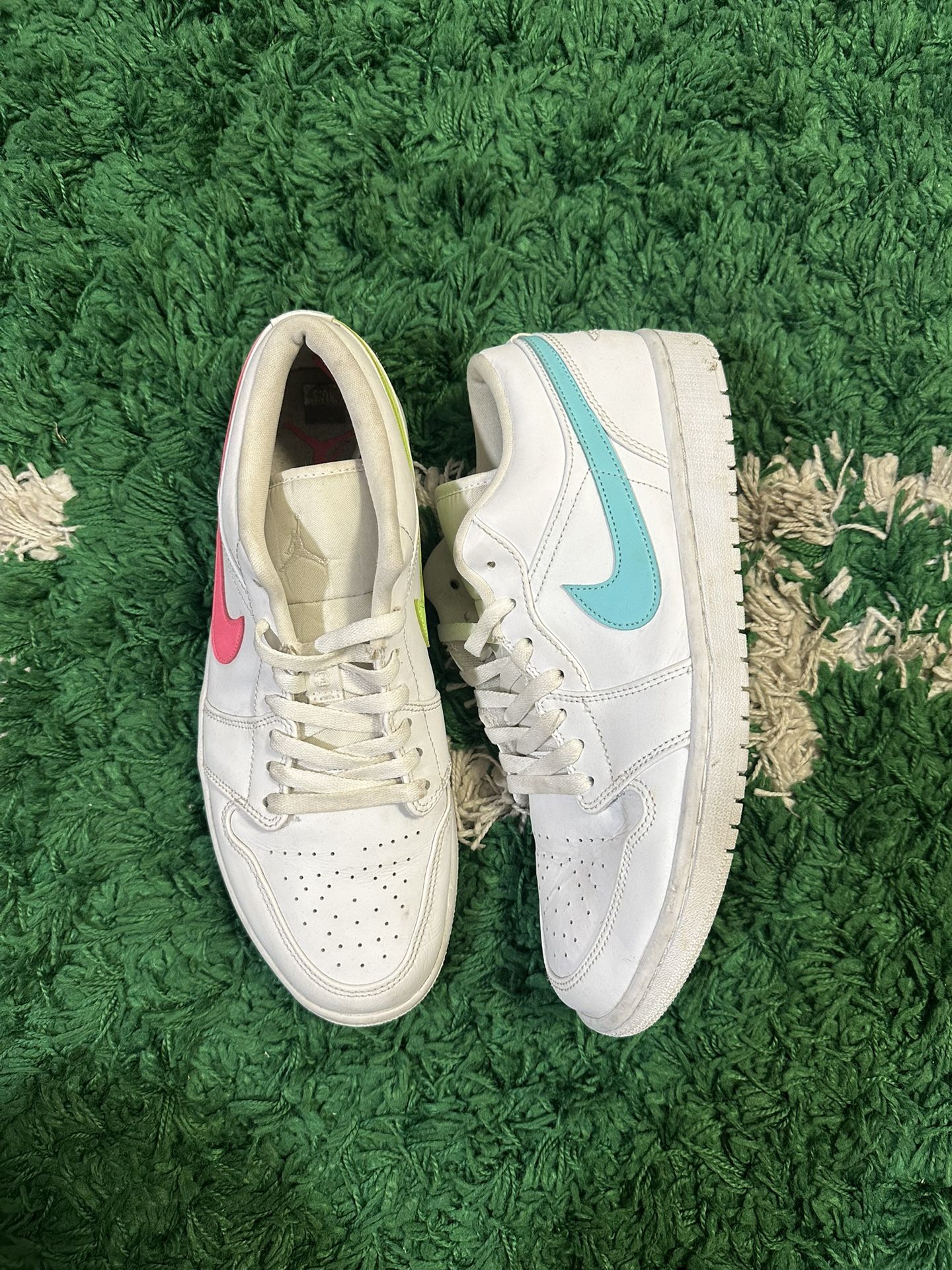 Nike Air Jordan 1 Low Multi Color Size 10.5 Mens