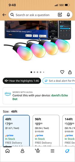 Govee string lights