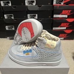 Nike Air Jordan 2 Retro SP x Union LA DN3802-001 Grey Fog/Siren Red SZ 10.5 Brand New