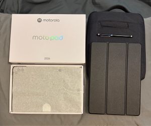 New 2026 Motorola Moto Pad tablet 5G Bundle deal with 6 months unlimited 5G data !