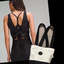 Lululemon Black Reversible Wrap Top