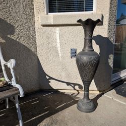 Large Brass Vase 3 Feet/ 36''