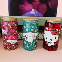 Snow Globe Hello Kitty Cups 