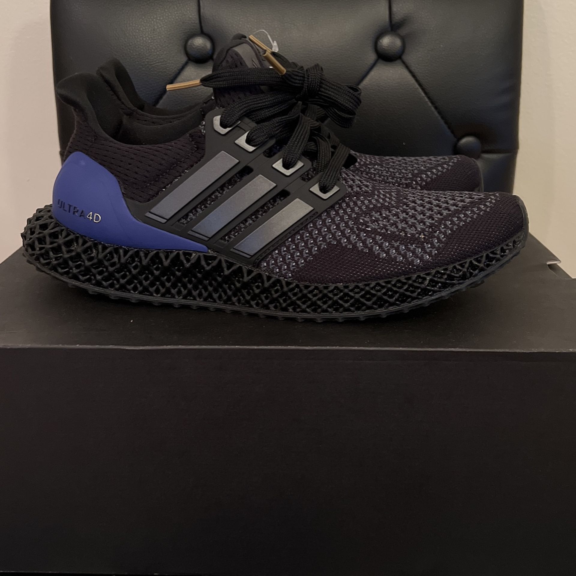 Brand New Adidas Ultra 4D Futurecraft Black Purple