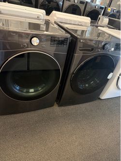 LG THIN Q WASHER AND DRYER FRONT LOAD SET ON SALE|WARRANTY