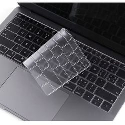 CaseBuy Premium Ultra Thin Keyboard Cover for 2019 2018 Release MacBook Air 13 Inch A1932 with Touch ID Soft-Touch TPU Keyboard Protective Skin