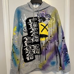 Smoke Rise “Leave Me Alone” Hoodie Size Large