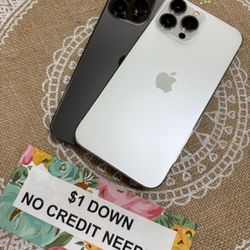 Apple IPhone 13 Pro Max 5G - Only $1 Today Pay The Rest Later! 