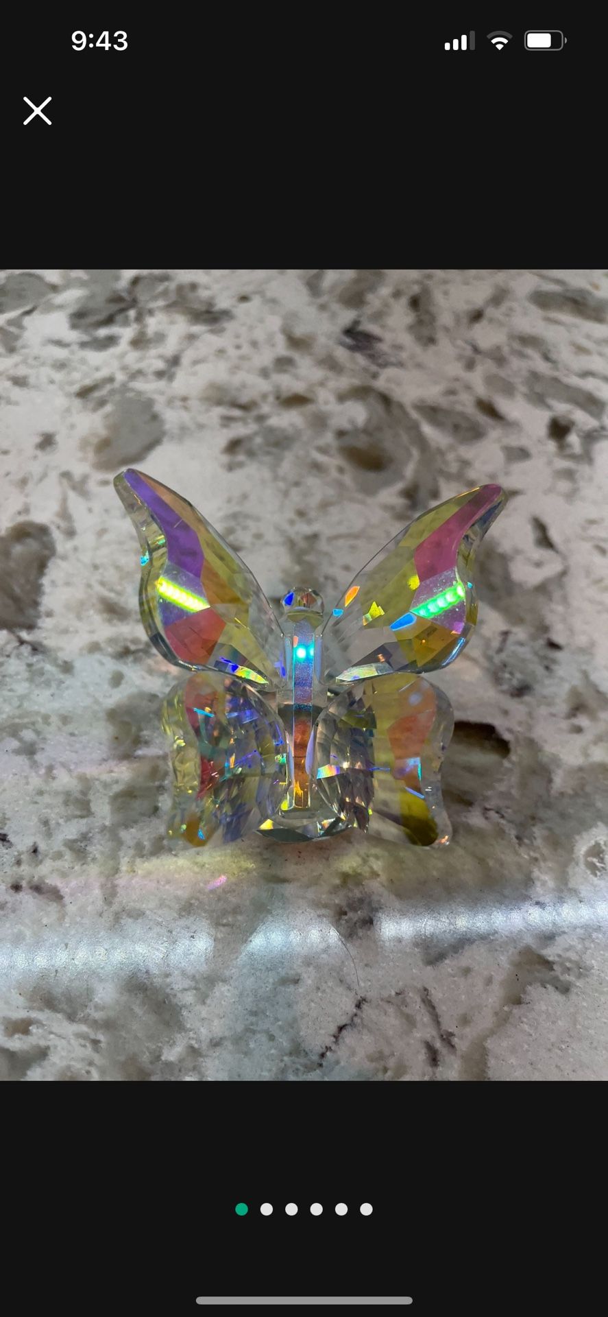 Beautiful Crystal Butterfly