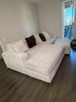 Couch and ottoman