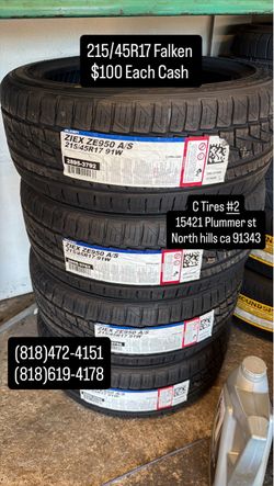 215/45R17 Falken Tires