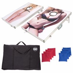 Cornhole set