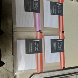 Note Card Zip Pockets