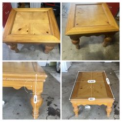 Center Living Room Table & Side Table