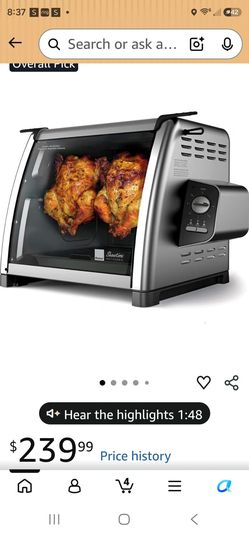 Rotisserie BBQ grill