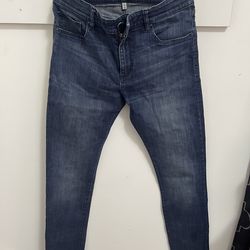 DL1961 Hunter Skinny Jeans Size 32x32 Dark Wash