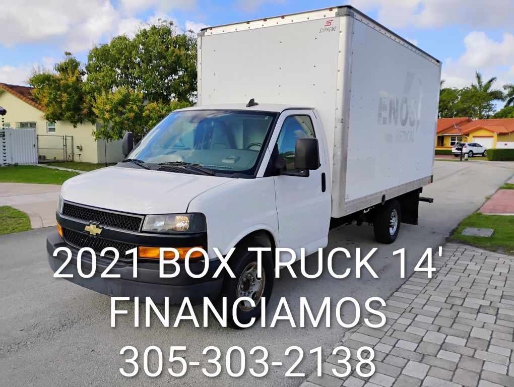 2021 CHEVROLET COMMERCIAL BOX 14'