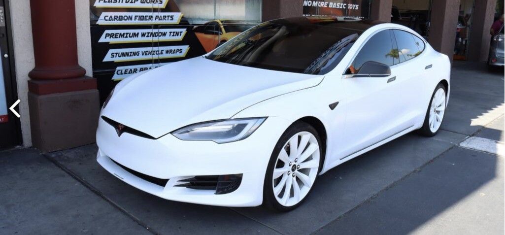 Custom Rims For Tesla MODEL S 22 - White Powder Coated