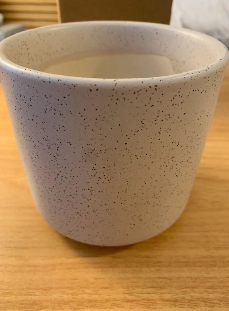 4.5" Gemstone Cylinder Pot with Water Saucer (New)