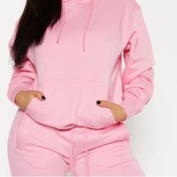 Pink Fashion Nova Hoodie 