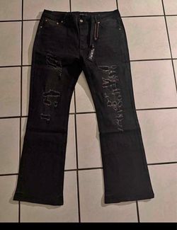 Purple jeans