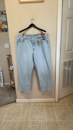 New With Tags Levi Strauss 501 Levi’s 18 W M Denim Blue Jeans Pants
