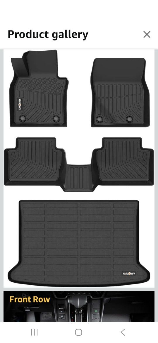 New Floor And Cargo Mats Mazda CX30