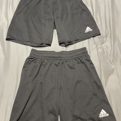 Men’s (2) Adidas Climalite Shorts - Size Medium