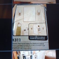 Zenith X311 Stainless Steel Swing Door Medicine Cabinet 13.25x17.25 $35 Per Piece. 127 Pieces