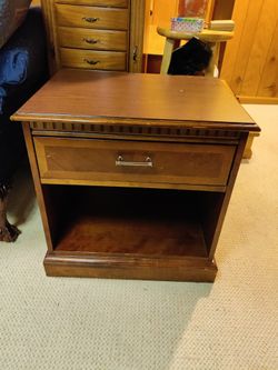 Wooden Nightstand