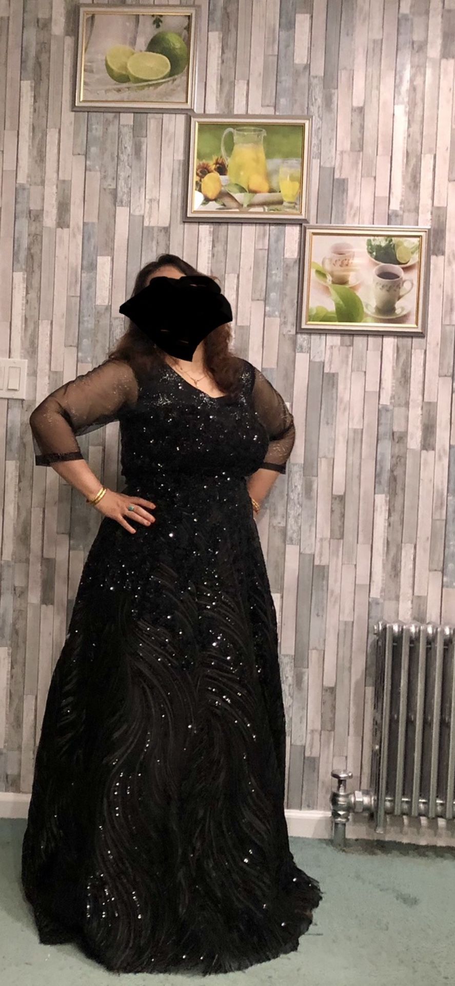 超高品質で人気の nolum black dress marry ロングワンピース - www