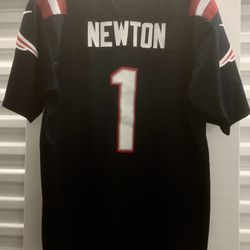 NFL New England Patriots QB Cam Newton #1 Jersey