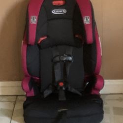 LIKE NEW GRACO TRANZITIONS ALL IN ONE CONVERTIBLE CAR SEAT PINK AND BLACK!!!!!