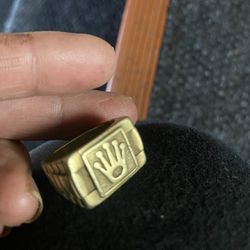 18 Karat Gold Rolex Ring