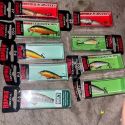 Rapala Minnows Different Pattern And Size 