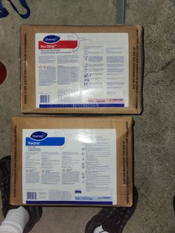 Diversey Pro Strip floor stripper , Vectra floor finish.  5 gallon