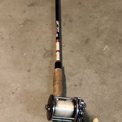Tuna King Fishing Rod W/Penn Monofil #25 Reel